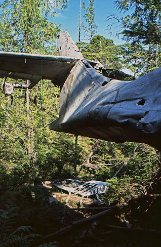 Wartime serial and RCAF roundel still evident