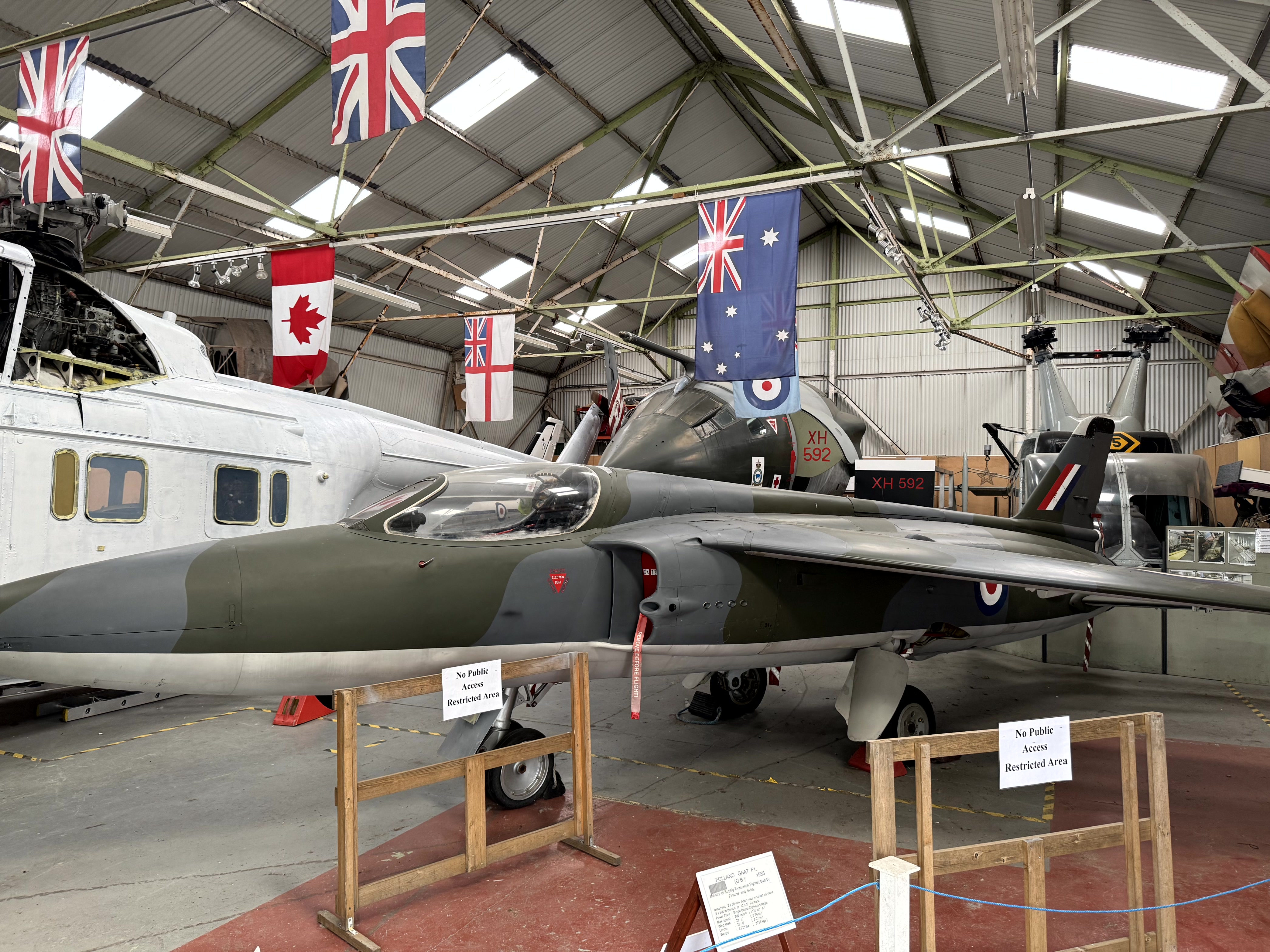Folland Gnat at Coventry Museum