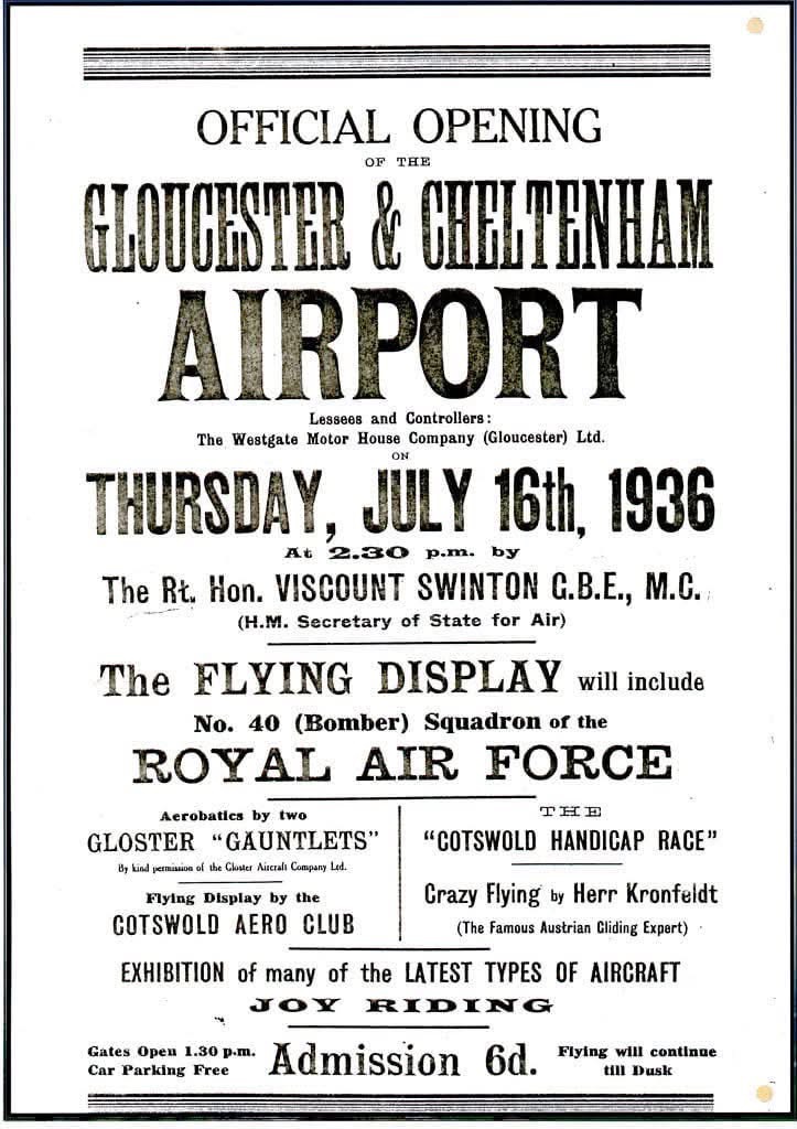 Gloucester Airport Grand opening