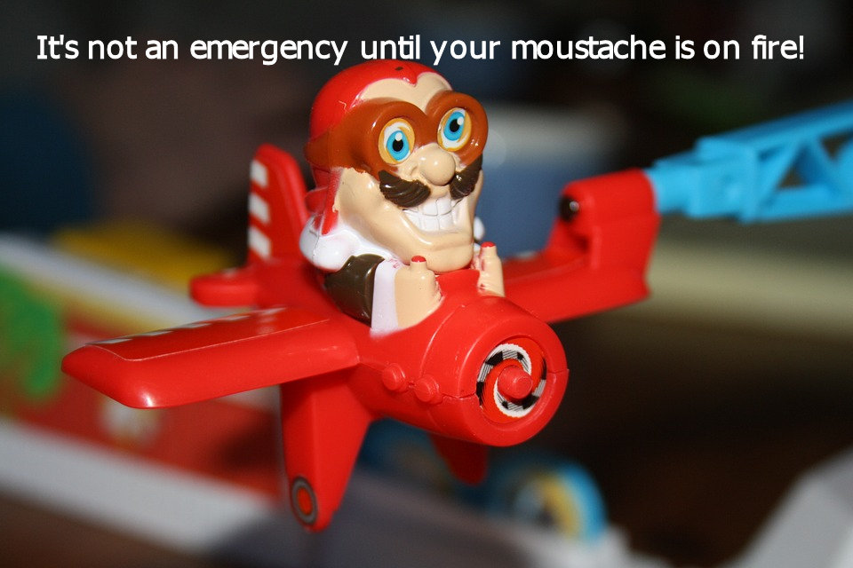 Moustache on Fire
