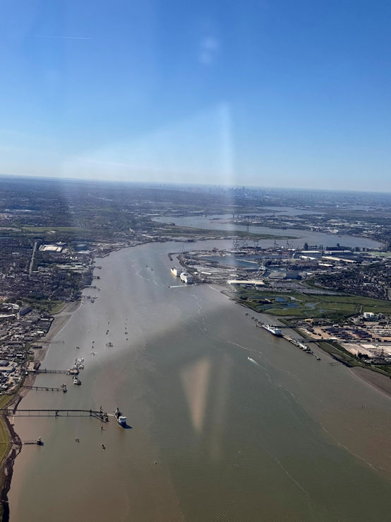 Crossing the River Thames