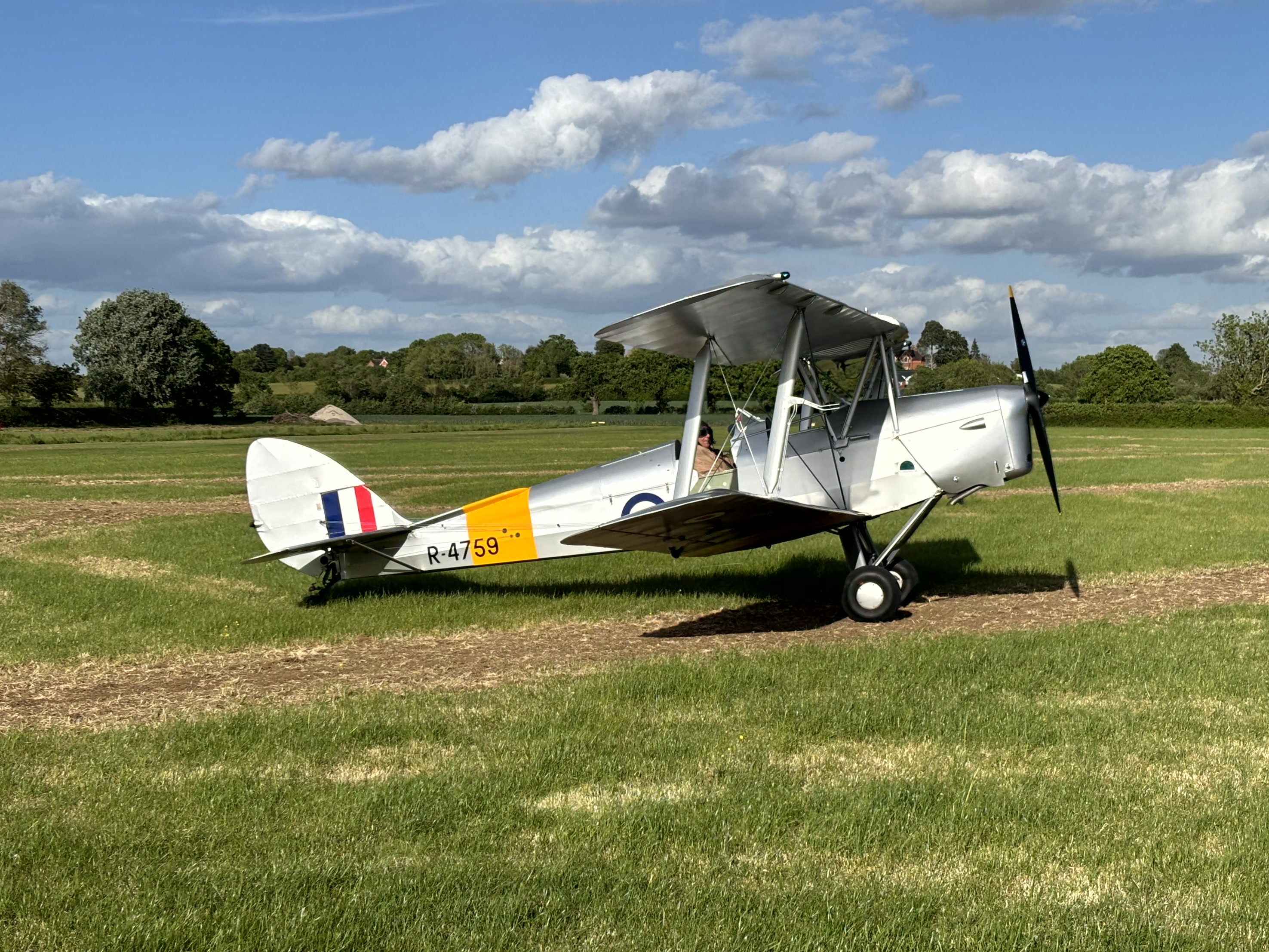 Tiger Moth at Defford Tiger Moth at Defford